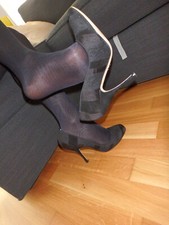 Dolce & Gabbana High Heels Pumps echt Leder Spitze schwarz - EU Shipping!