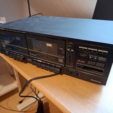 Kenwood Stereo Double Cassette Tape Deck Model KX-65CW Motor Deck A im Dauerlauf