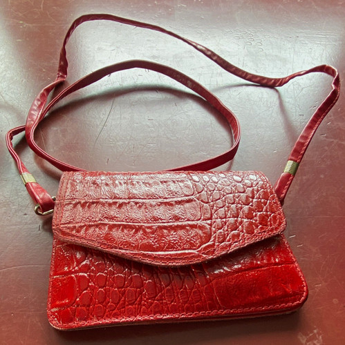 Damen umhängetasche leder rot - damen,