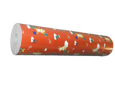 Geschenkpapier-Rolle Weihnachten, Kinder 75 cm. Breit  ca. 300 Meter lang 19 Kg.
