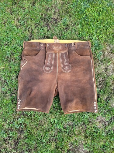 Hirschlederhose herren karl - hirschlederhose,