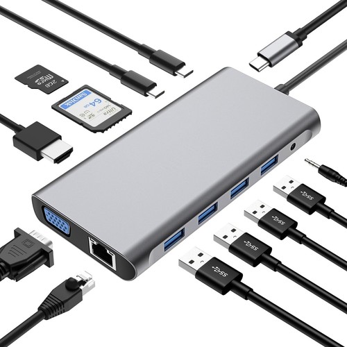 12in1 usb hub docking - 12in1, usb-c