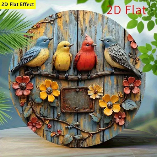 Vogel bunt holz - vogel,