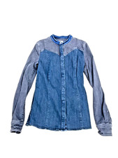 Closed Jeanshemd; Gr.S; Damen; Blau -Grau; Top Zustand