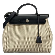 Hermes herbag black cream - herbag,