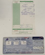 Bon Jovi Richie Sambora Orginal Signierter Restaurant Belg Mit Boarding Pass