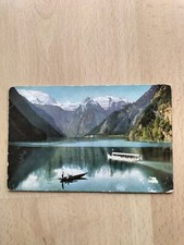 Alte Postkarte, Königssee vom Malerwinkel Münchner Kunst 1925 Salet-Alpe