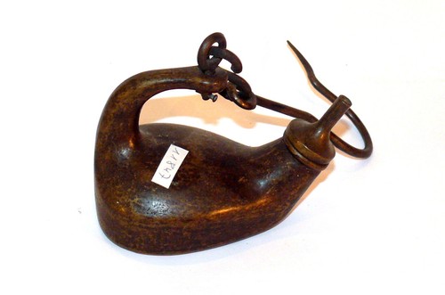 Metall lampe frosch gruben - metall,