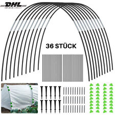 36X Pflanztunnel Bögen Gartentunnel Reifen Folientunnel Bögen Gewächshaus Tunnel