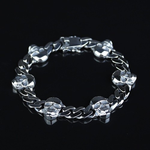 925 massiv silber totenkopf - 925,