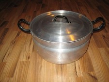 Großer Antiker Alu Kochtopf