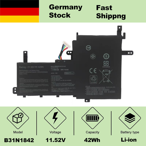 B31n1842 akku für asus - akku,