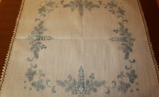 Weihnachtsdecke-sticken-Handarbeitsdecke-Franz Kaiser-ohne Garn-Tischdecke