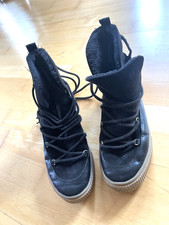 Damen Top Winter Boots schwarz