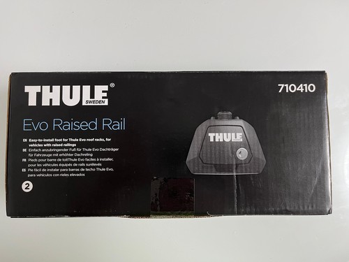Thule 7104 evo - raised, rail