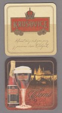 Bierdeckel , Coaster , Brauerei KRUSOVICE , Tschechien #2752#