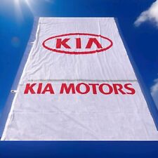 Kia Motors Auto Automobilien Fahne Weiß Hiss Hoch Flagge Autohaus 150x300cm NEU