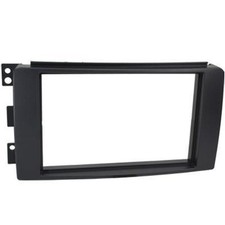 Double ISO radio faceplate