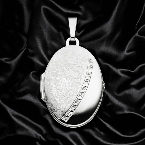 Medaillon oval 925 sterling - medaillon,