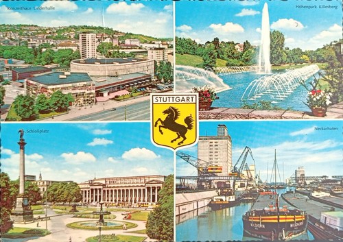 Ansichtskarte stuttgart - stuttgart,