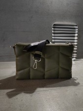 Umhängetasche Damen Crossbody Bag Grün Handtasche mit Reißverschluss khaki