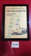 Plakat Mercedes Benz Großer Preis von Italien 1955