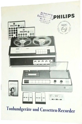 Philips prospekt von 1966 - von,