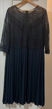 Damen Plisseekleid Gr. 46