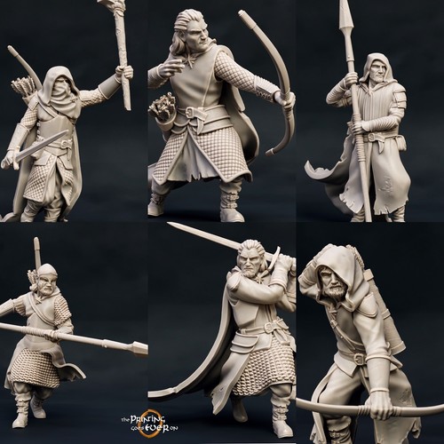 Waldläufer krieger figuren - krieger,