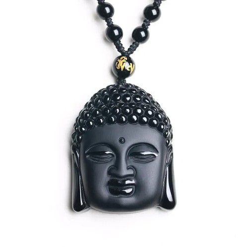 Halskette buddha kopf - halskette,