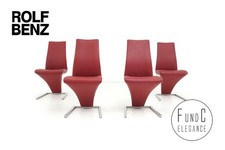 Rolf benz 7800 - leder, rot