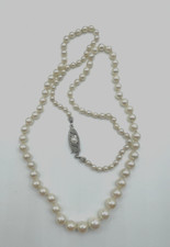 Antik echte Zuchtperlen Kette