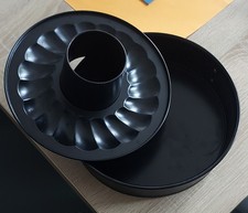 Kaiser Back Springform 26 cm mit 2 Böden, 1x Flach + 1x Gugelhupf Antihaft