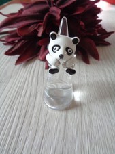 1 Ring "Pandabär" flexibel Modeschmuck Basteln