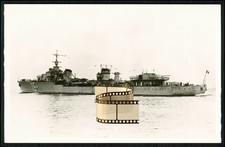 Foto AK - Schnelle Geleitboot SG 9 - ex CYRNOS - 1929 Passagierschiff vom Stapel