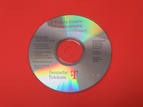 Telekom anwendersoftware - cd,