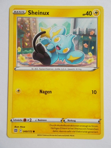 Pokemon karten 172 sheinux - karten,