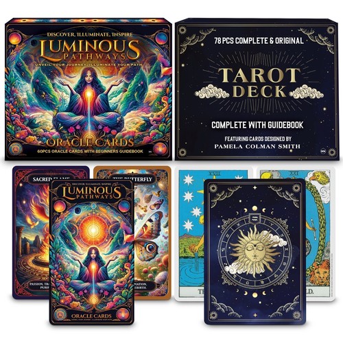 Tarotkarten deck set box - tarotkarten, &