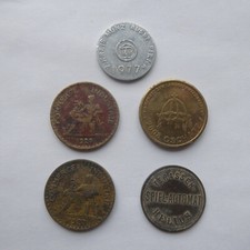 Münzen Jetons Spielmünzen Automatenmünze Fundgrube, unsortiert