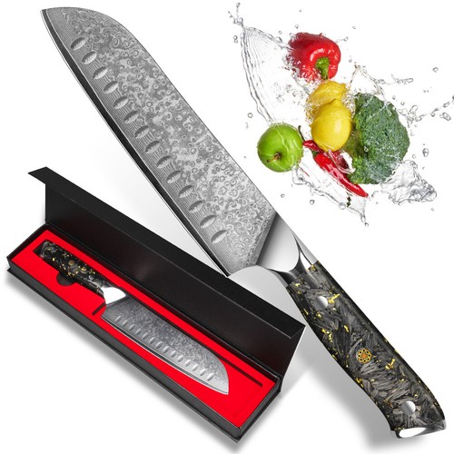 Santoku messer damastmesser - messer,