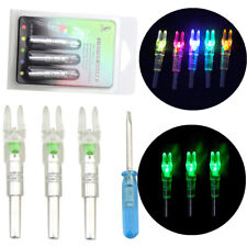 6x LED Nocken 6.2mm Leuchtnocken Licht Arrow Nock CarbonPfeil Jagd Bogenschießen