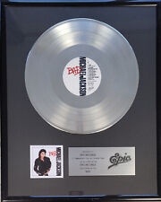 Michael Jackson BAD platin Record IN-House Music Award goldene Schallplatte