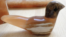 Onyx Veritable Maroc Vogel Figur Dekoration Stein 13 cm x 7,5 cm