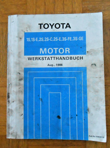 Werkstatthandbuch toyota - toyota, 1s