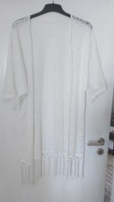 Kimono fransen weiß bademode - kimono,