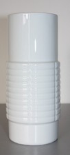 Eschenbach Blumenvase weiß H 19,7 cm - Vase weiß - Öffnung f. Blumen Dm 7,8 cm