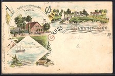 Lithographie Hüde /Diepholz