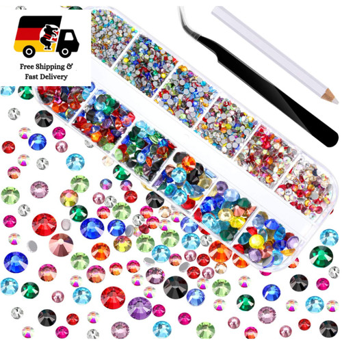 Flache strasssteine 2000 - flache,