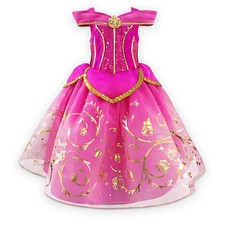 Disney Dornröschen Aurora Deluxe rosa Prinzessin Kleid Kinderkostüm Verkleidung