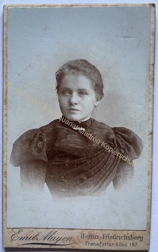 Orig cdv foto - cdv, frau